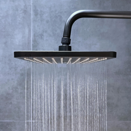 Верхний душ Bond Cube B03-9988 черный матовый