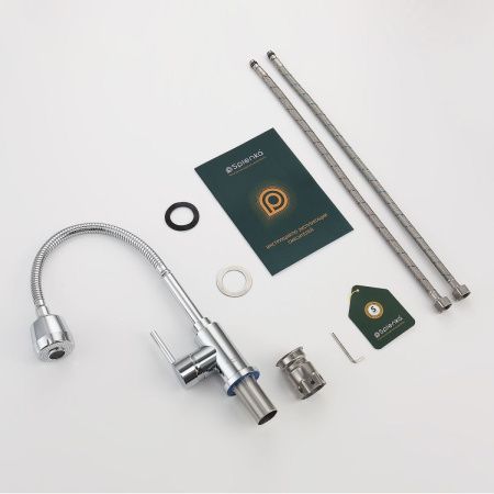 Смеситель для кухни Splenka S201 S201.47 на мойку хром