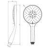 Душевая лейка Gessi Emporio Emporio shower 14376#149 цвет нержавеющая сталь