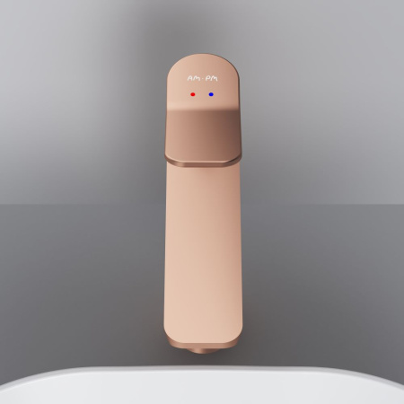 Смеситель Am.Pm X-Joy F85A92044 на раковину/на столешницу розовое золото без термостата