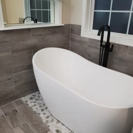 Смеситель BOCH MANN RESIA Вlack BM9191 напольный черный