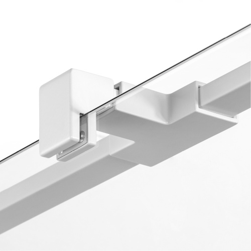 Душевой уголок New Trendy AVEXA White EXK-2884 90х90 стекло прозрачное профиль белый без поддона - фото 3