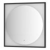 Зеркало с подсветкой Defesto ECLIPSE DF 2233R 80х80 подвесное