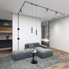 Трековый магнитный однофазный светильник Denkirs Air hang (Аир ханг) DK5375-BK
