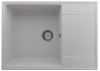 Кухонная мойка Ulgran Quartz Prima 700-04 70х50 цвет серый поверхность матовая