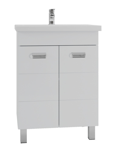 Тумба с раковиной Orange Таис Ta-60TUW+RA 60х45х81 - фото 2