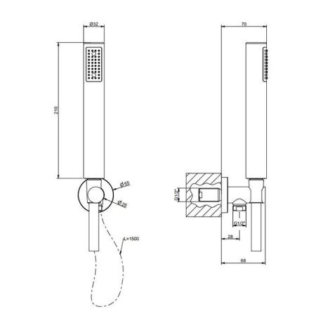 Душевой гарнитур Gessi Emporio Emporio shower 38726#149 настенный никель