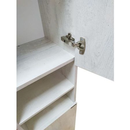 Шкаф-пенал Comforty Верона 00004137140CF 40х160 подвесной цвет серый