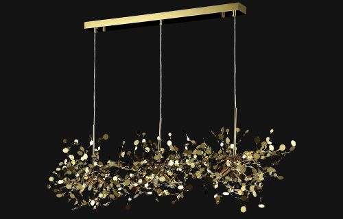 Светильник подвесной Crystal Lux Garden (Гарден) GARDEN SP3х3 L1200 GOLD - фото 3