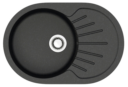 Мойка кухонная Azario FLORA CS00079913 73х45 цвет черный