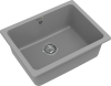 Кухонная мойка Rivelato BERKANA BK-50 grigio metallizzato 55х45 цвет серый