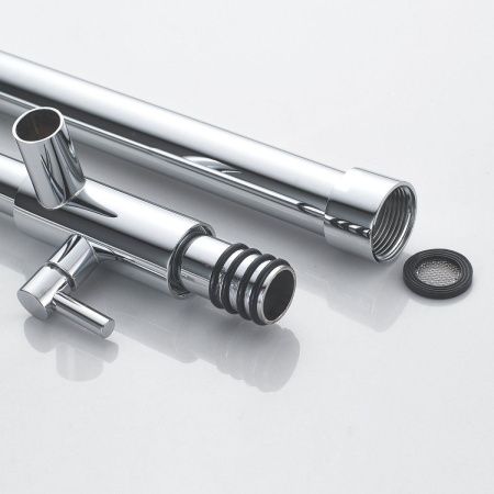 Душевая стойка Shevanik S6136 настенная цвет хром