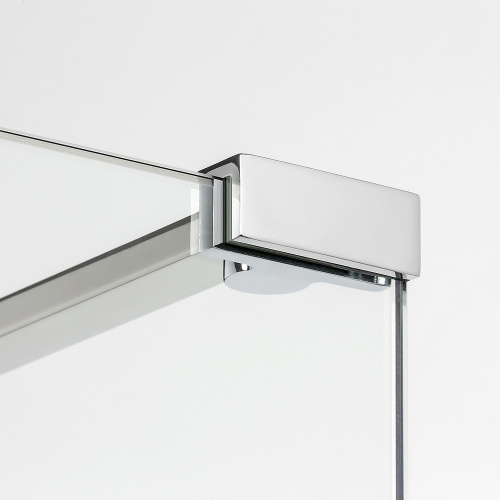 Душевая шторка на ванну New Trendy NEW MODUS Chrome EXK-1918-WP 90х150 стекло прозрачное профиль хром глянцевый ориентация универсальная - фото 4