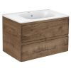 Тумба под раковину Vincea Vico VMC-2V800VO 80х50 подвесная цвет коричневый