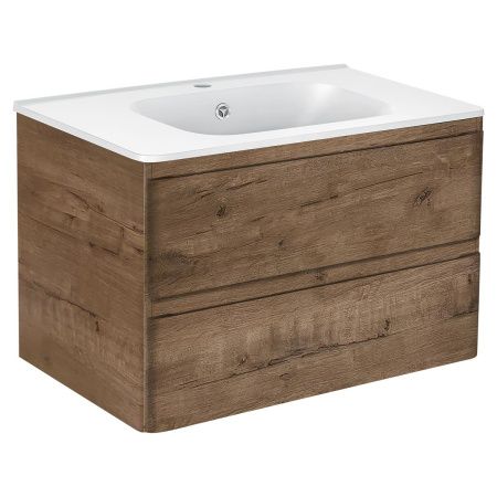 Тумба под раковину Vincea Vico VMC-2V800VO 80х50 подвесная цвет коричневый