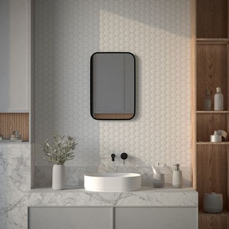 Зеркало с подсветкой Defesto AURA DF 2972 40х60 подвесное