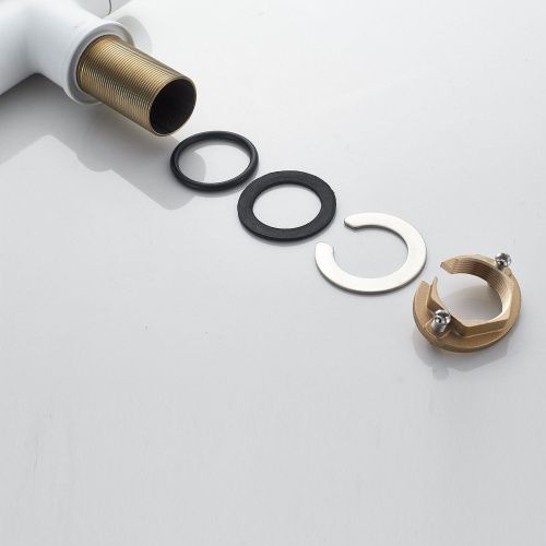 Смеситель для кухни Shevanik S128C на мойку белый - фото 5