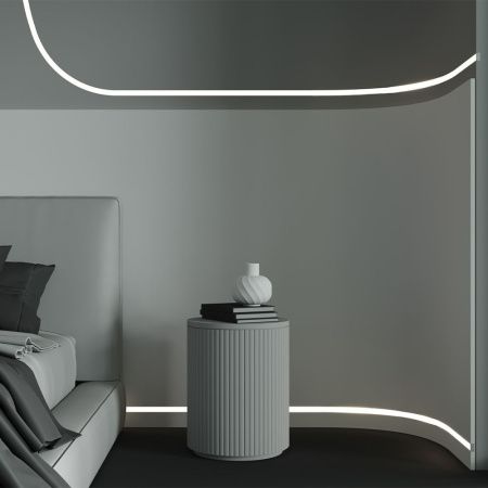 Алюминиевый профиль встраиваемый с вертикальным изгибом Maytoni Led Strip 636005