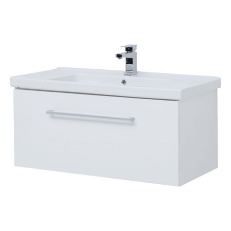 Тумба под раковину Dreja Big Inn 77.0203W 80х50 подвесная цвет белый