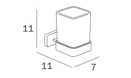 Стакан Inda LEA A18100NE21