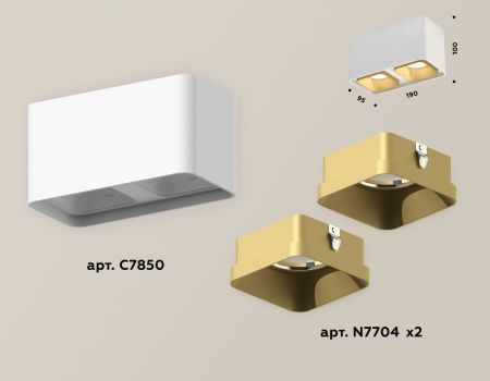 Светильник накладной Ambrella Light Techno (Тецхно) XS7850004