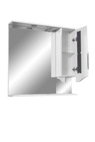 Зеркало-шкаф Stella Polar Сильва SP-00000206 80х15х80 подвесной цвет белый - фото 4