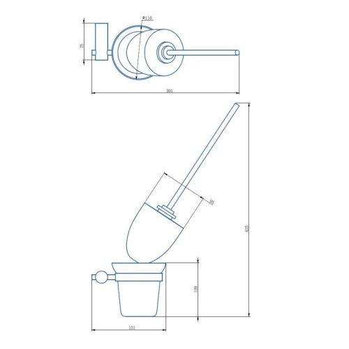 Ершик Haiba HB8410-7 - фото 3