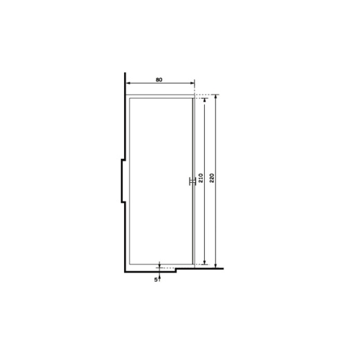 Душевая кабина Gruppo Treesse SCURETTO B0510/CROLED/TREV80 120х80 прямоугольная - фото 3