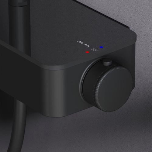 Душевая стойка Am.Pm Inspire V2.0 F0750A422 настенная цвет черный - фото 5