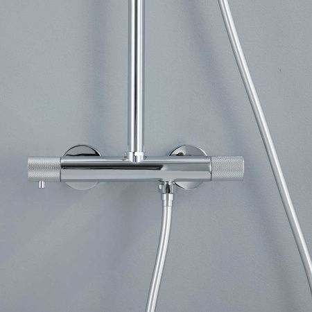 Душевая стойка Vincea Desire VSFS-1D0TCH настенная цвет хром с термостатом