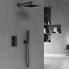 Душевая система Vincea VSFW-102TMB встраиваемая в стену цвет черный с термостатом