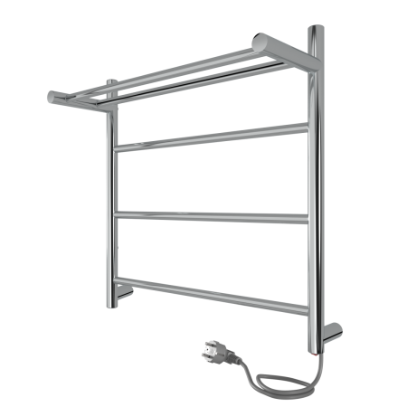 Полотенцесушитель электрический Indigo LINE с полкой LСLE50-50PR 55х50 хром
