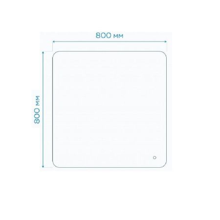 Зеркало с подсветкой Maretti Florenza FL148080P16EL 80х80 подвесное