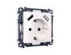 Комплект механизма розетки 2USB A+A 18W (быстрая зарядка) с/з Ambrella Volt Alfa (Алфа) MA209010