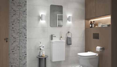 Зеркало в ванную Velvex BIO zkBIO.40-21 39х64 цвет белый - фото 5