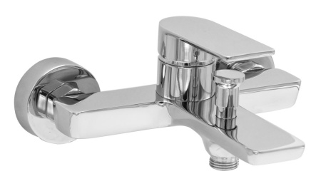 Смеситель для ванны AQG Alpha 01ALP400CR настенный хром