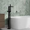 Смеситель для ванны и душа Wasserkraft Fulda 5200 5221 напольный черный