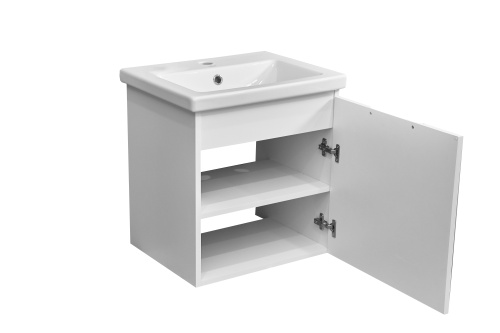 Тумба под раковину Stella Polar Норина SP-00000233 47х38х50 подвесная цвет белый - фото 4
