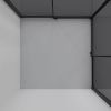 Душевой уголок Niagara Nova NG-2823-34BLACK 90х90 стекло тонированное профиль черный без поддона