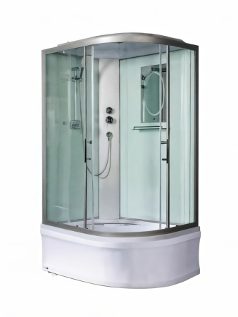 Душевая кабина WeltWasser WW500 10000003253 90х120 асимметричная с крышей ориентация левая