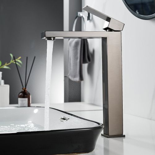 Смеситель Shevanik S7011T на столешницу оружейная сталь - фото 5