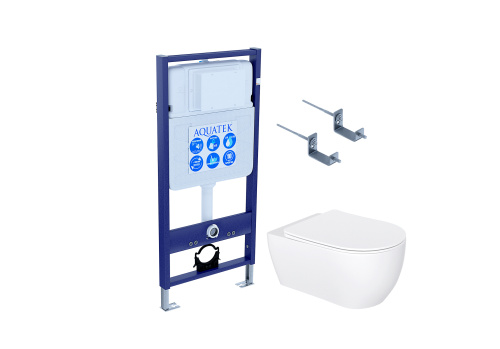 Сет унитаз + инсталляция Aquatek Set AQUATEK ЕВРОПА New-KKI2