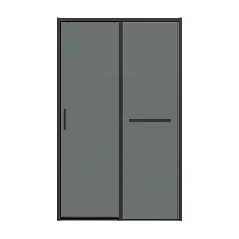 Душевая дверь Grossman Style 100.K33.05.130.21.10 130х195 стекло тонированное профиль черный матовый