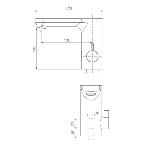 Смеситель Raglo R50 R50.17 на раковину хром - фото 3