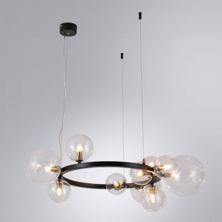 Люстра подвесная Arte Lamp Vincent (Винцент) A7790SP-10BK