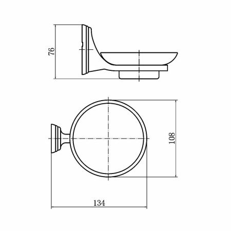 Мыльница Fashun A1502