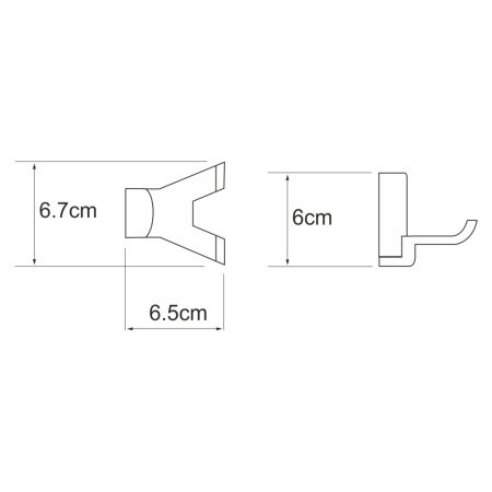 Крючок WasserKRAFT 5023DW Крючок WasserKRAFT 5023DW