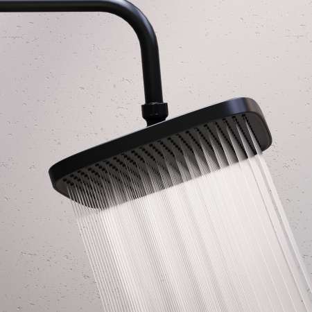 Душевая стойка Damixa Gala 953800300 настенная цвет черный