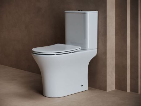 Унитаз напольный с бачком Ceramica Nova FORTUNA CN9001 белый с сиденьем микролифт безободковый душевой смыв