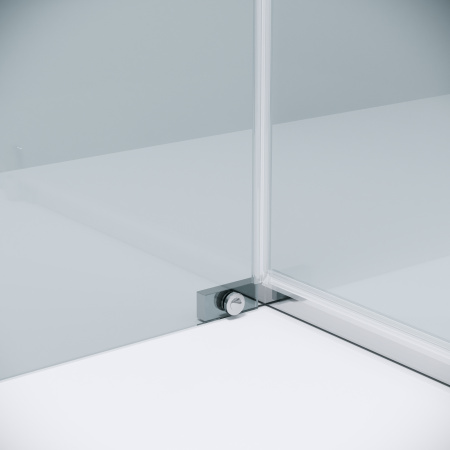 Боковая стенка Grossman Pragma 200.K33.03.100.10.00 100x195 стекло прозрачное профиль хром